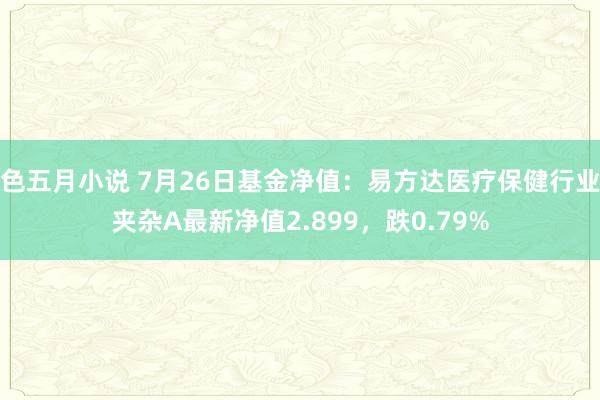 色五月小说 7月26日基金净值：易方达医疗保健行业夹杂A最新净值2.899，跌0.79%